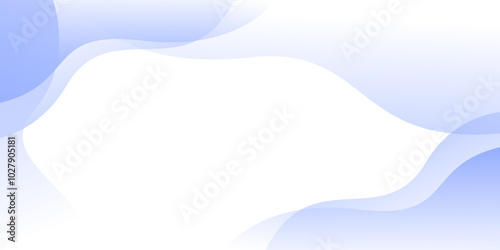 Blue subtle wave modern background with white space for text and message. design templates