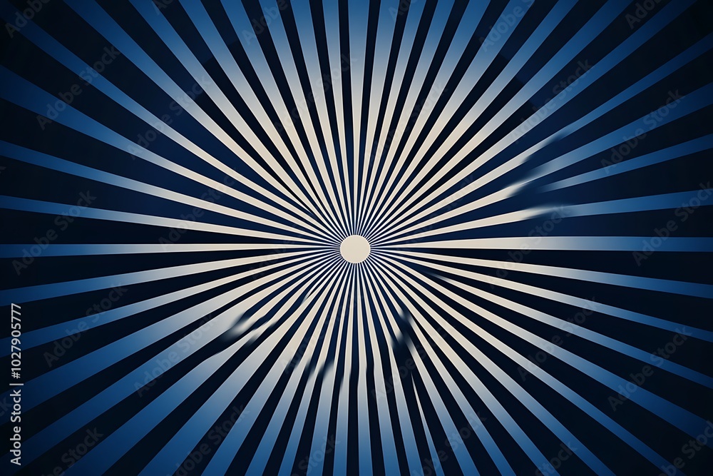 Dark blue sunburst pattern background rays radial abstract retro vintage illustration Dark blue sunburst pattern background rays radial abstract retro vintage illustration