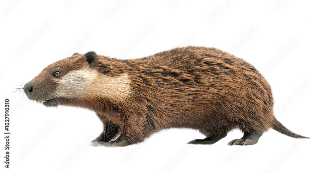 Beaver on transparent background, png. Beaver on transparent background, png.