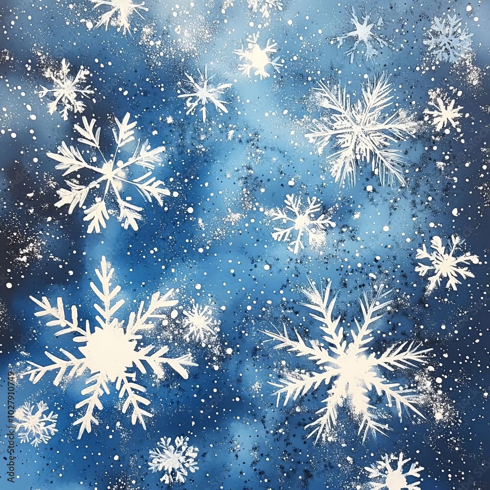 airbrush style snow snowflakes and sparkles airbrush style snow snowflakes and sparkles