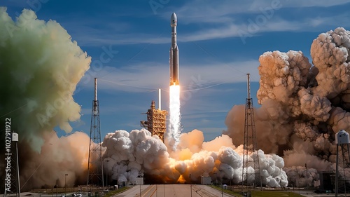 launching rocket to moon