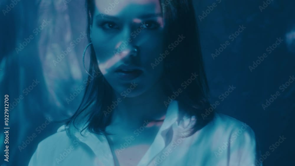 An Emotional Portrait Featuring a Projection of letters and digital patterns, Showcasing Depth and Contemplation An Emotional Portrait Featuring a Projection of letters and digital patterns, Showcasing Depth and Contemplation