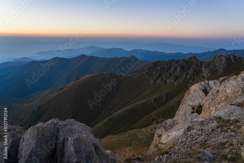 Rocky mountain country, mountain nature, landscape picture