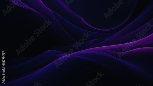 Dark absract background featuring swirling shapes and gradients, perfect for modern designs, tech presentations, or artistic projects. High-resolution image for versatile use.