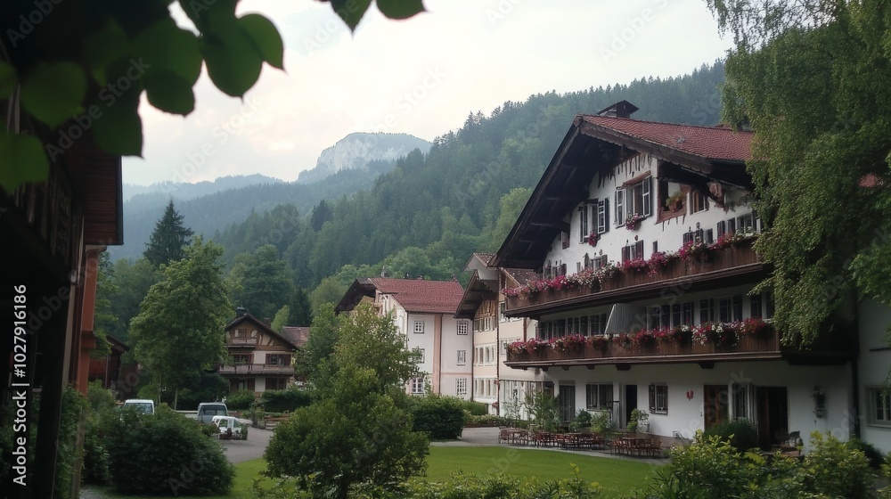 Oberammergau view Oberammergau view