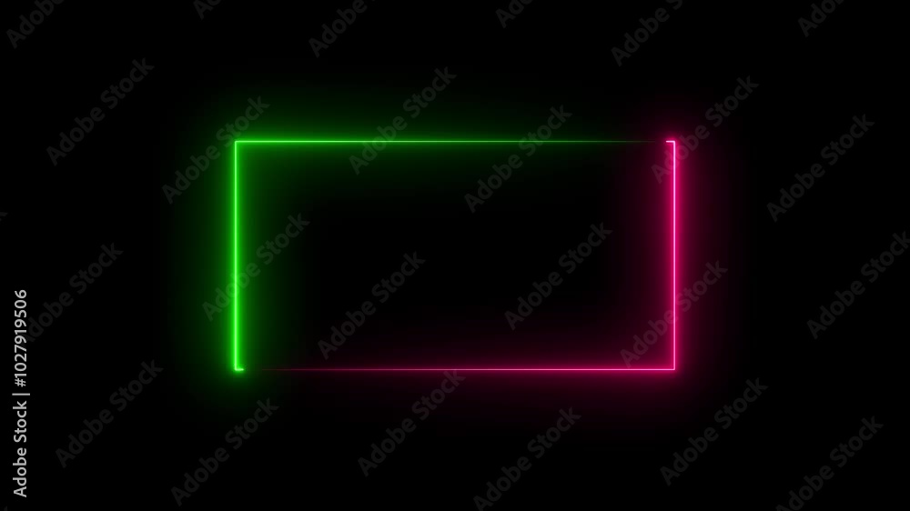 Glowing line frame web green and red color neon box pattern abstract neon seamless background spectrum looped animation . Glowing line frame web green and red color neon box pattern abstract neon seamless background spectrum looped animation .