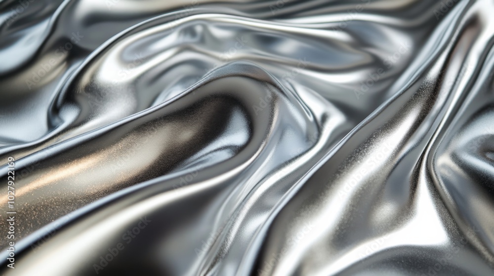 Sleek Metallic Waves Sleek Metallic Waves