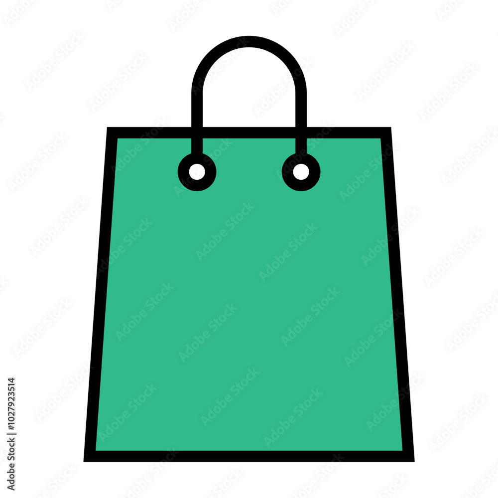 Shopping bag line icon, supermarket paper plastic package sign, eco shop vector illustration Shopping bag line icon, supermarket paper plastic package sign, eco shop vector illustration