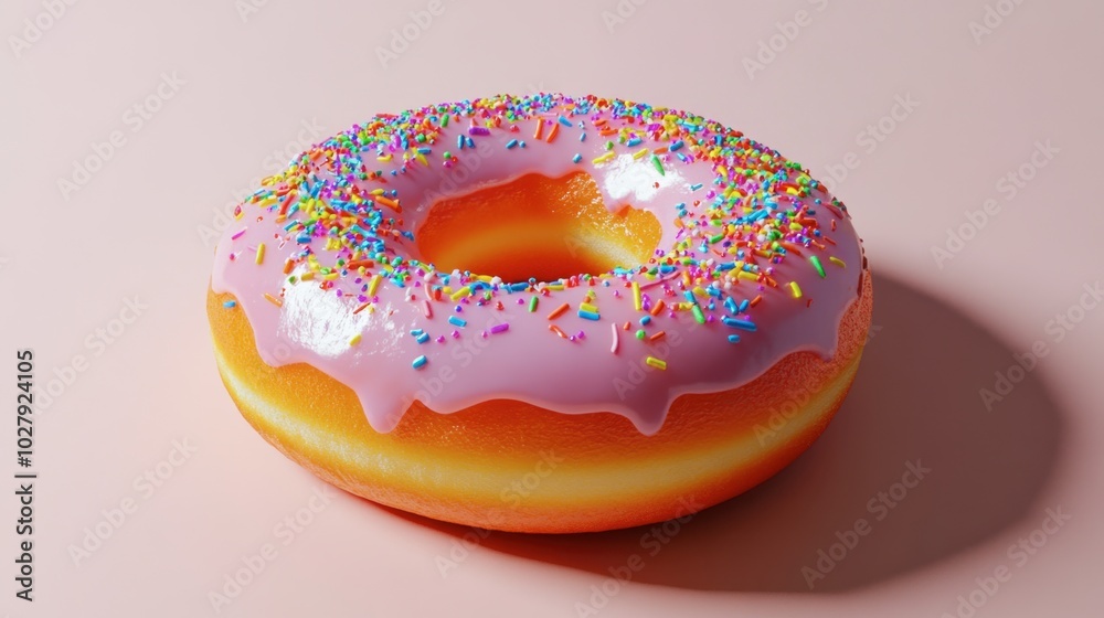 A donut shaped like a doughnut emoji, complete with a colorful glaze and sprinkles. A donut shaped like a doughnut emoji, complete with a colorful glaze and sprinkles.