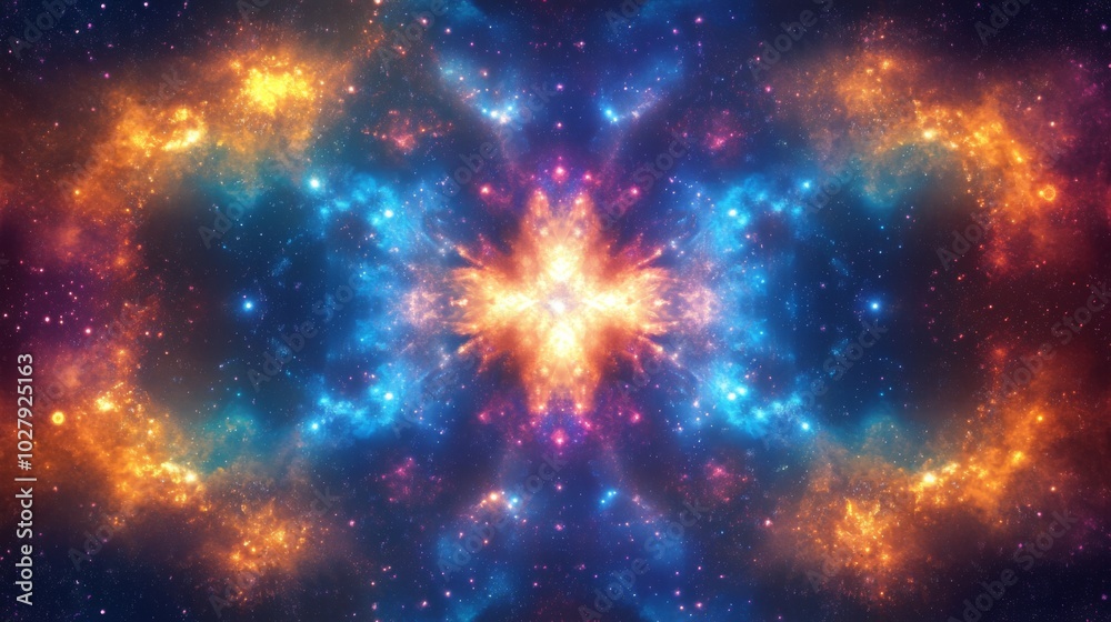 Cosmic Nebula Symmetry Cosmic Nebula Symmetry