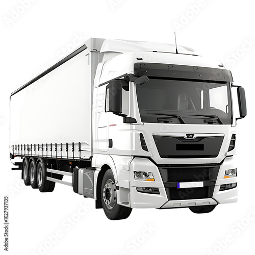 Wallpaper Mural High-Resolution PNG Cutout of a Cargo Truck with Transparent Background, Perfect for Transportation Projects or Marketing Designs in Logistic Industries Torontodigital.ca