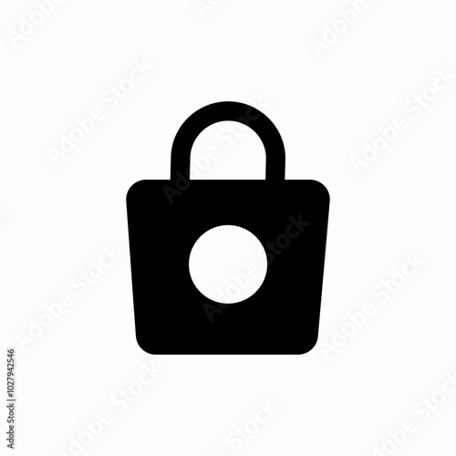 shopping bag icon sign vector