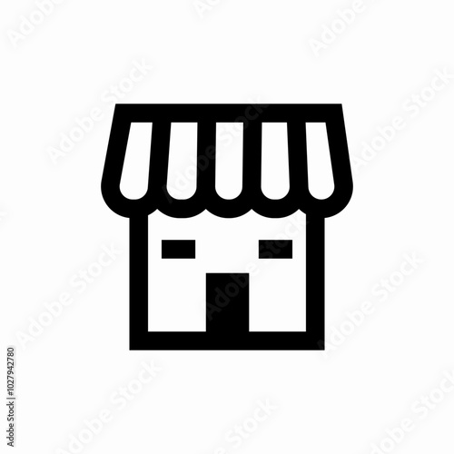 store shop icon sign vector