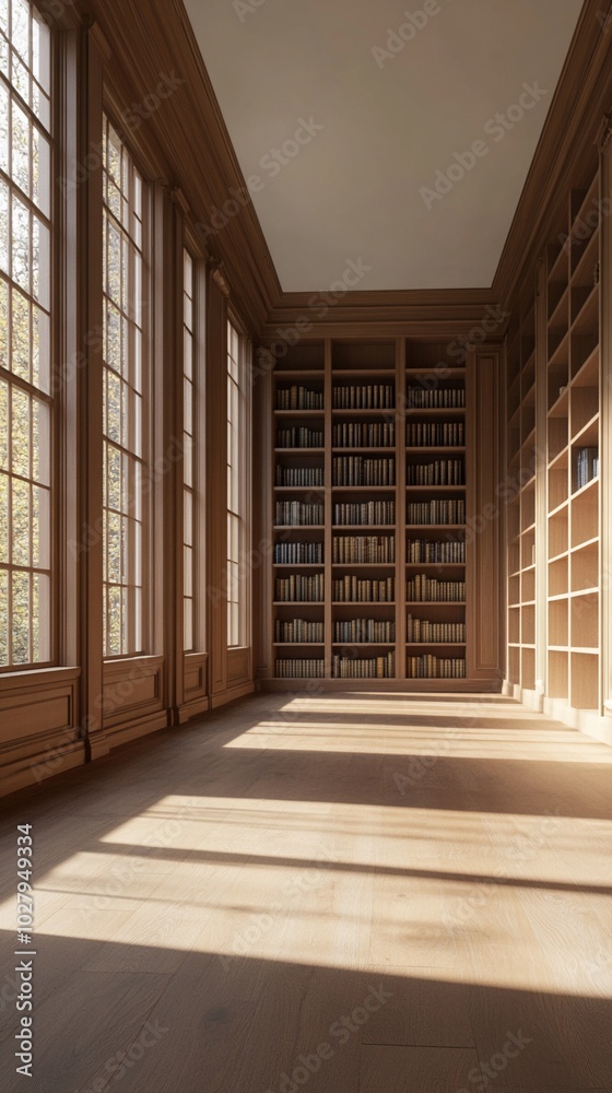 Sunlight streams through tall windows, casting warm patterns across the wooden floor of a grand library, illuminating rows of books on floor-to-ceiling shelves. Sunlight streams through tall windows, casting warm patterns across the wooden floor of a grand library, illuminating rows of books on floor-to-ceiling shelves.