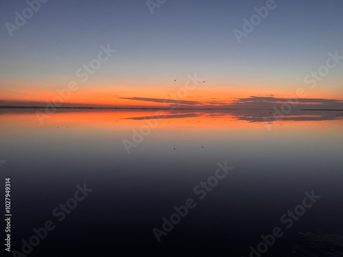 atardecer, naranjas, sol , playa colores