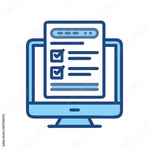 Online assignment submission form displayed on computer screen