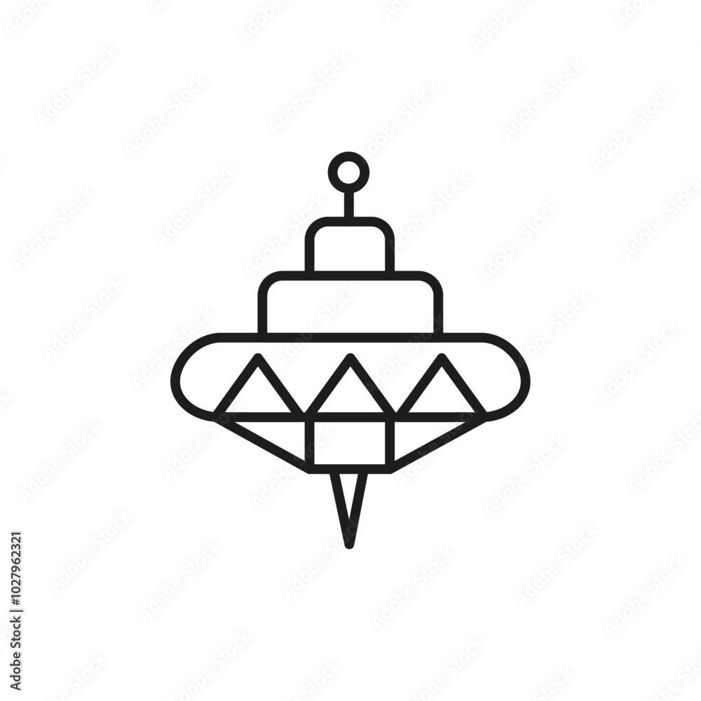 Baby spinning toy icon flat line symbol set. Baby spinning toy icon flat line symbol set.