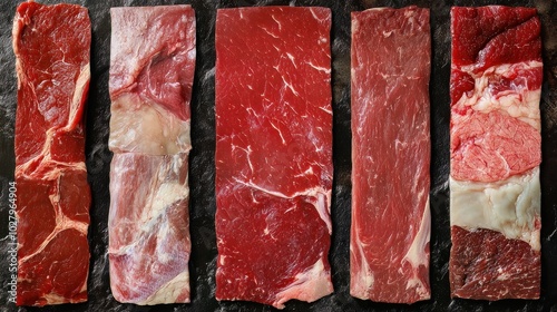 a collage backdrop with a fresh beef feel. ideal for 3D mapping, backgrounds, and banners