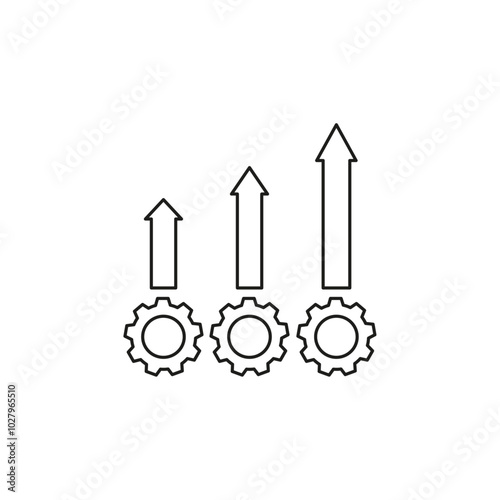 Improve icon flat line symbol set.