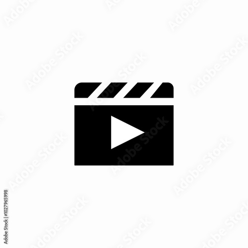 film board icon sign vector