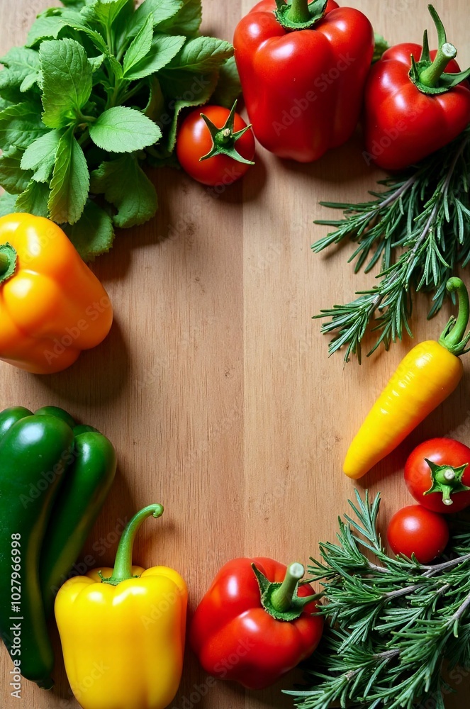 Frame made of different vegetables on wooden background. Fresh raw veggie food template. World Vegan Day. Vegetarian healthy meal. Menu, recipe. Top view, flat lay, copy space. Mediterranean diet. Frame made of different vegetables on wooden background. Fresh raw veggie food template. World Vegan Day. Vegetarian healthy meal. Menu, recipe. Top view, flat lay, copy space. Mediterranean diet.