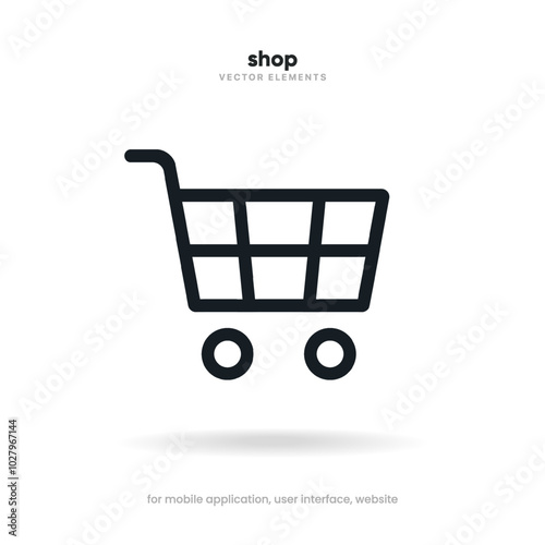 Flat add button add icon add to cart icon, shopping cart sign, online shopping, click here, buy push button for website, mobile app, UI, GUI, UX.