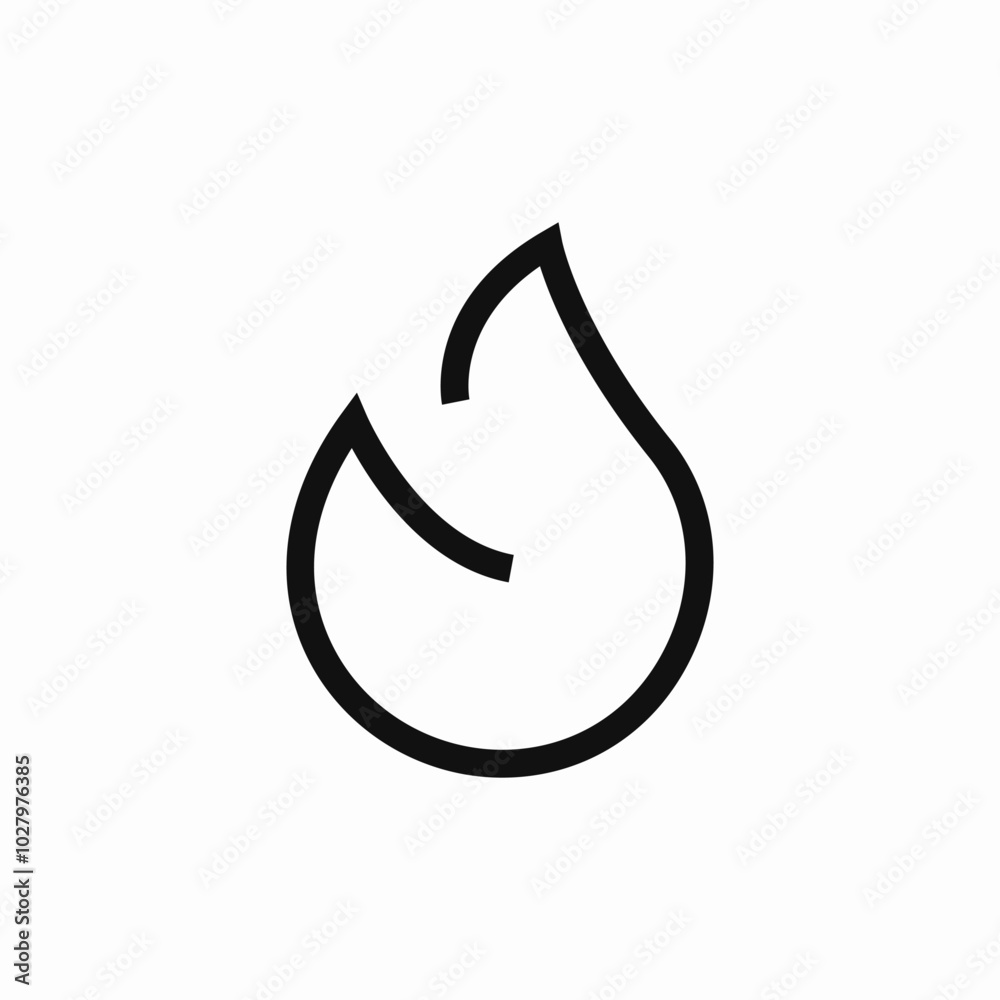 fire flame icon sign vector fire flame icon sign vector