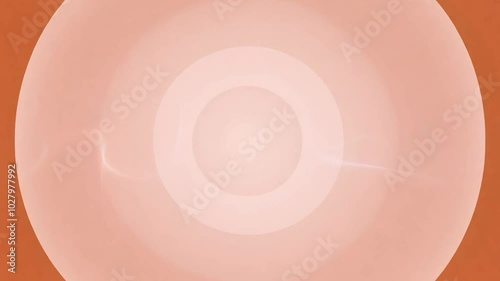 Wallpaper Mural Animation of a white circle expanding on an orange background, then transforming into a glowing wavy line, ideal for creative projects, presentations, and motion graphics Torontodigital.ca