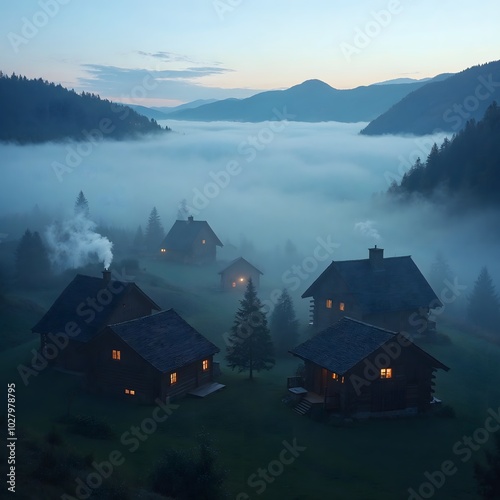 castle in the mountains