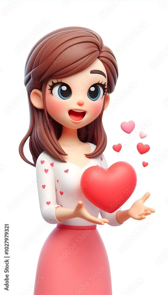3D Cartoon Girl in Seasonal Outfits – Halloween, Christmas, and Summer Themes 3D Cartoon Girl in Seasonal Outfits – Halloween, Christmas, and Summer Themes