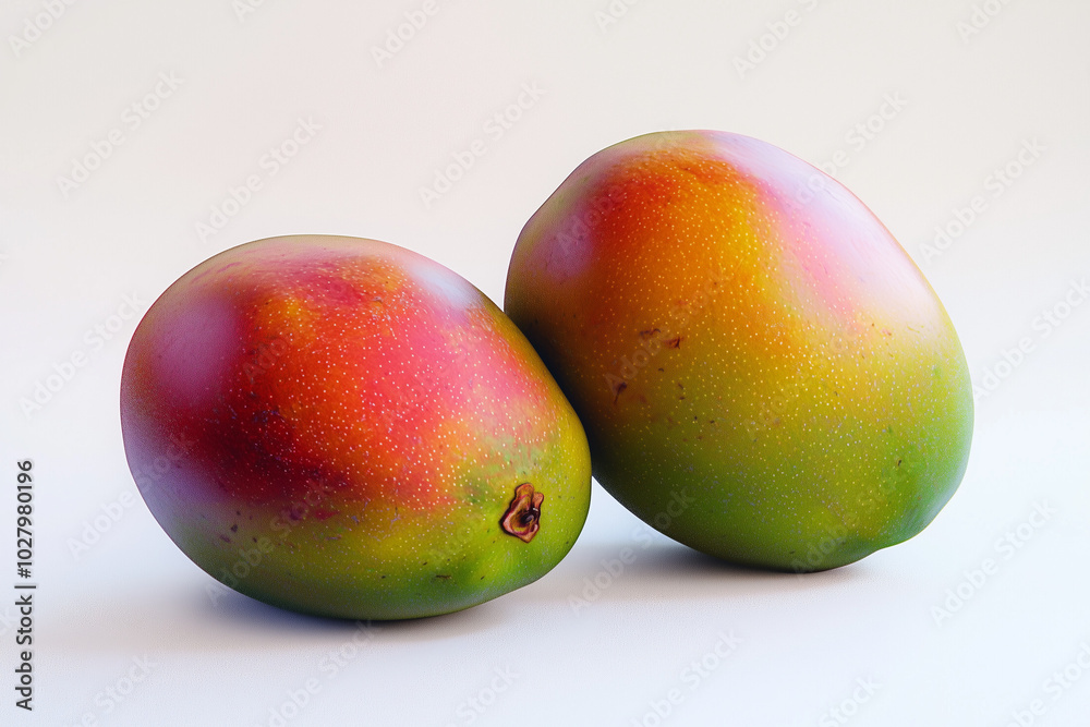 Two Ripe Mangoes Ready to Eat Two Ripe Mangoes Ready to Eat