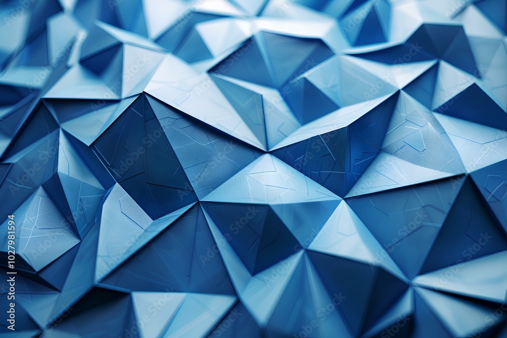 Fototapeta premium A bunch of blue cubes sitting on top of each other