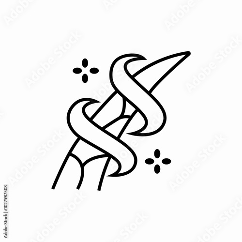 hair strengthening icon sign vector