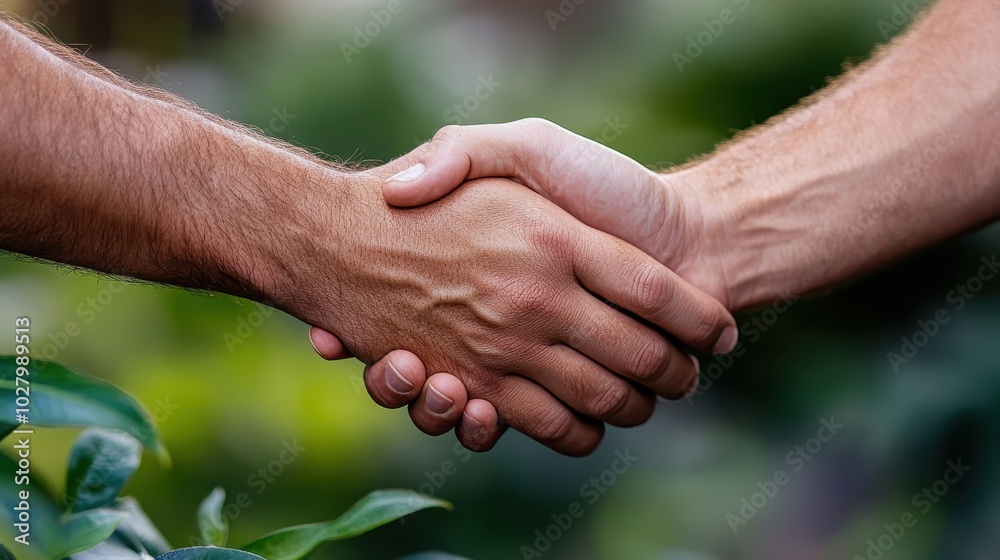 A handshake in a vibrant green setting, representing mutual agreement, partnerships, and positive relationships fostering growth in professional and personal contexts. A handshake in a vibrant green setting, representing mutual agreement, partnerships, and positive relationships fostering growth in professional and personal contexts.