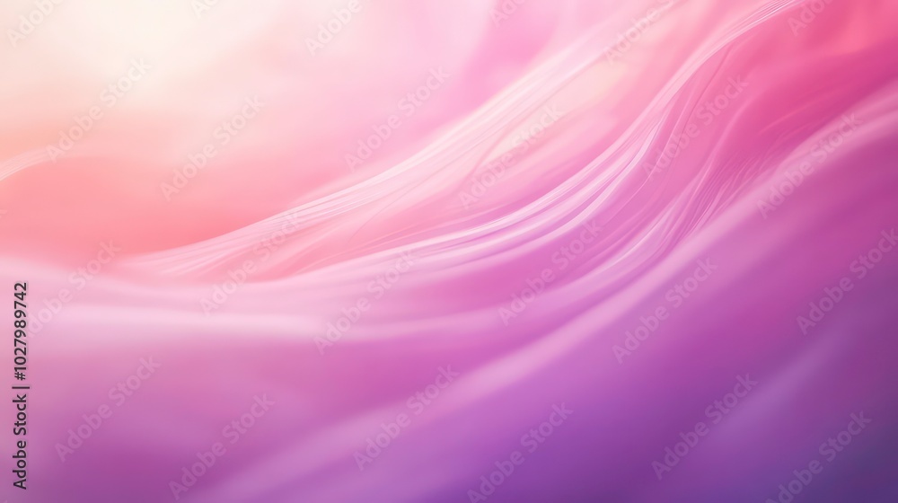 Abstract background with soft, flowing lines in pink, purple, and white, creating a dreamy and ethereal feel.