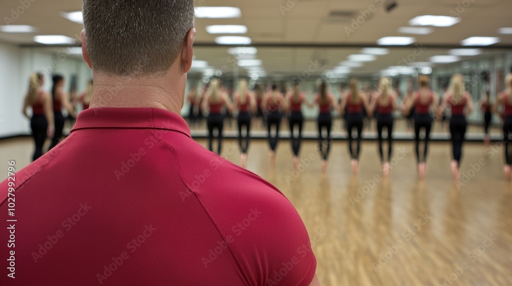 dance team rehearsal in studio dance team rehearsal in studio