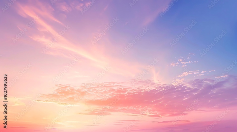 Fototapeta premium Gradient sky backgrounds Sky gradient design in festive colors with a clear space for text, ideal for elegant and visually appealing holiday greetings