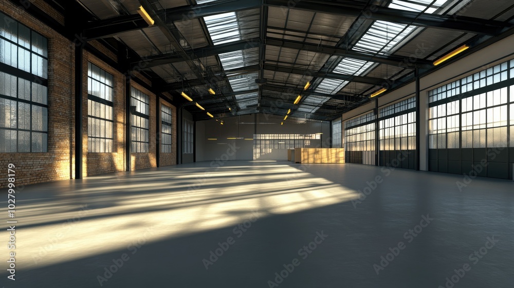 Spacious Industrial Warehouse with Natural Light Spacious Industrial Warehouse with Natural Light