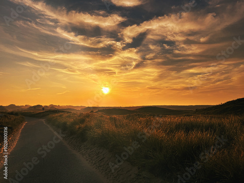 Bild auf Leinwand a new day arises