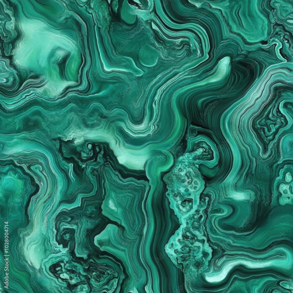 Fototapeta premium seamless malachite texture with intricate patterns