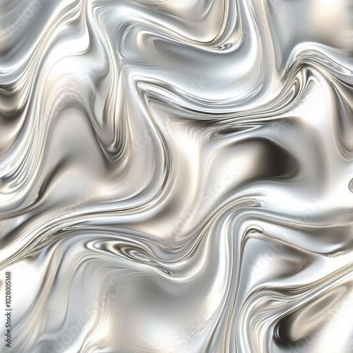 Photo of a seamless polished metal texture