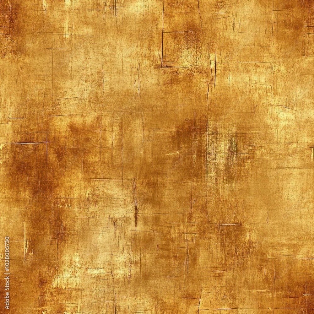 Fototapeta premium Photo of a seamless scratched brass texture