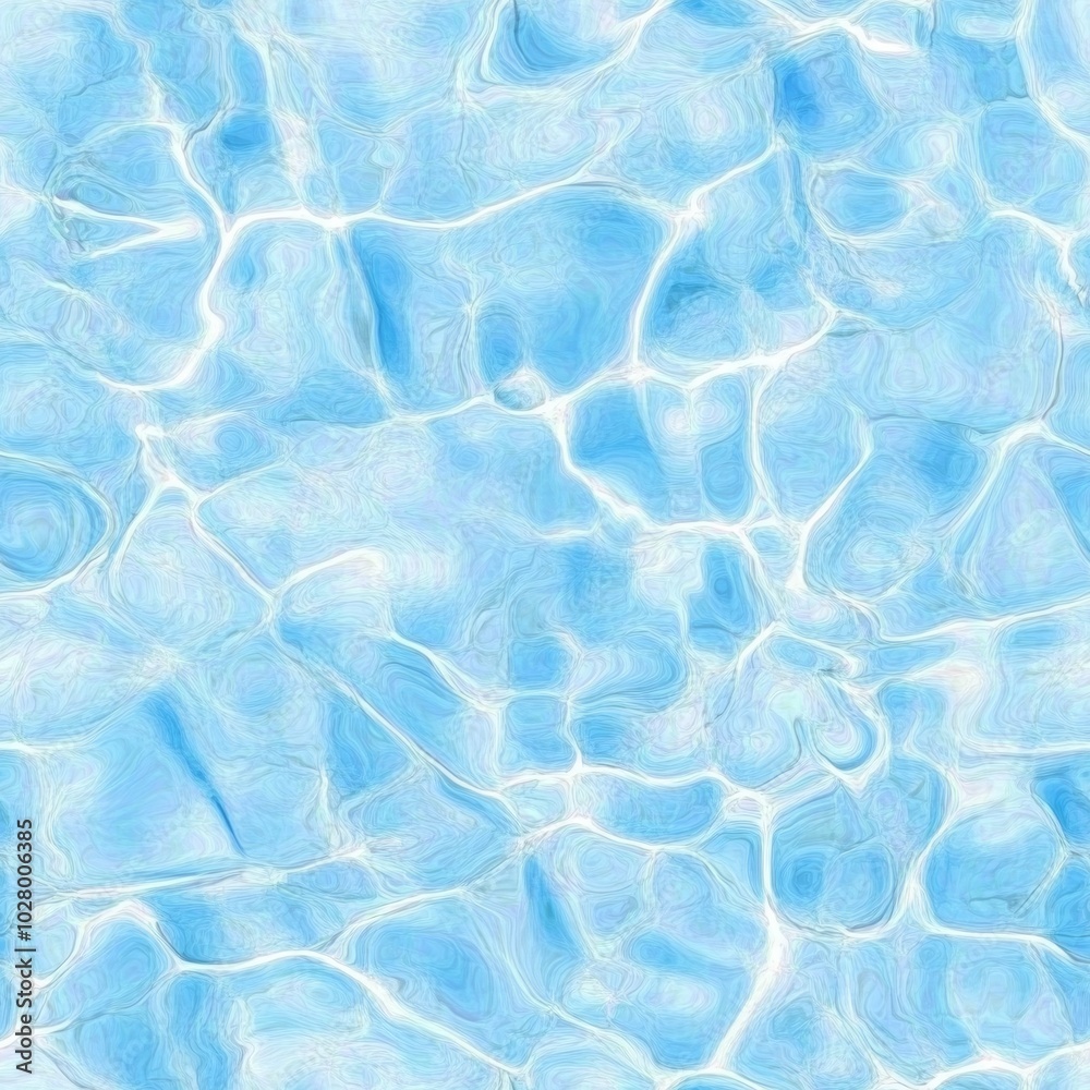 Photo of a seamless texture of crystal-clear pool water Photo of a seamless texture of crystal-clear pool water
