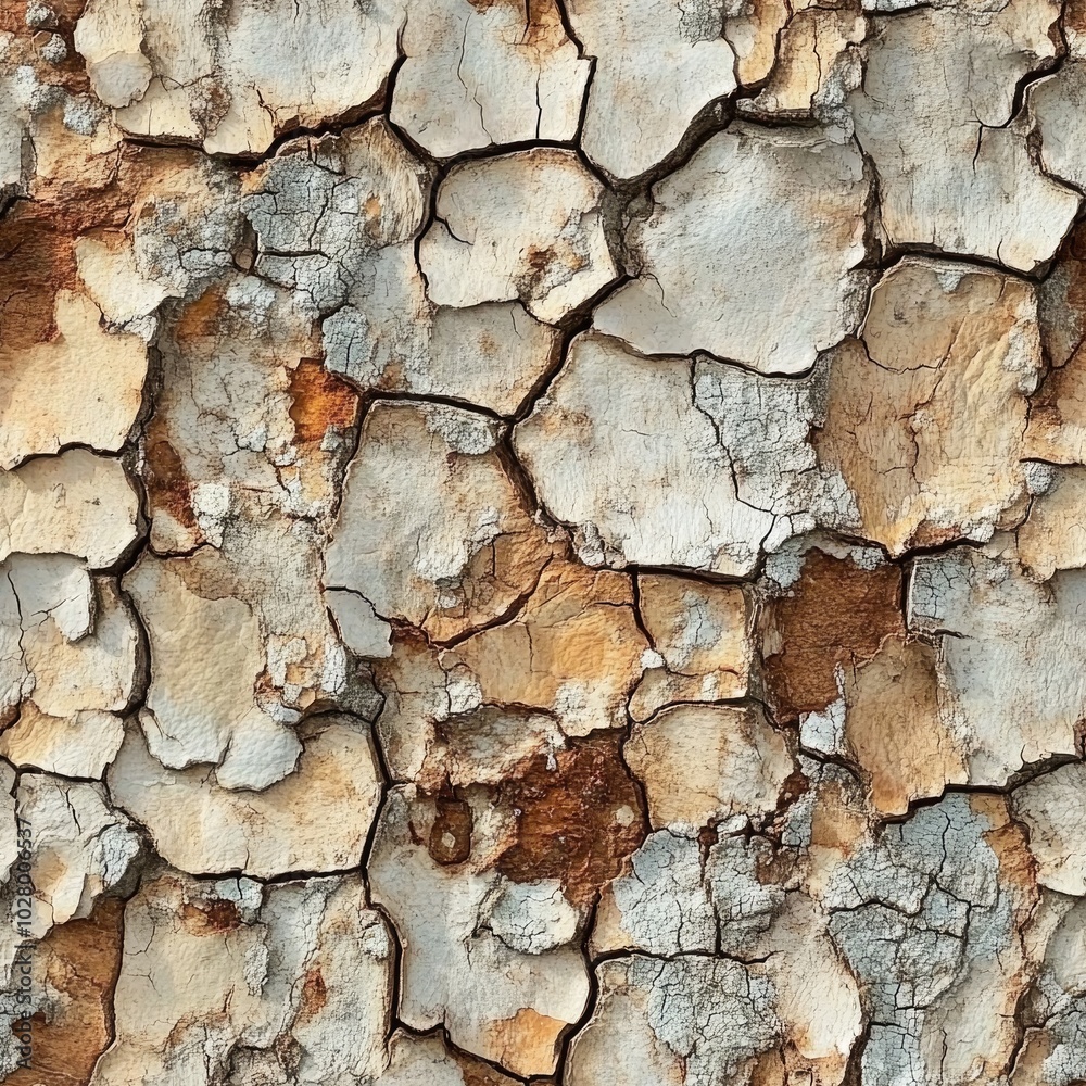 Photo of a seamless texture of eucalyptus bark Photo of a seamless texture of eucalyptus bark