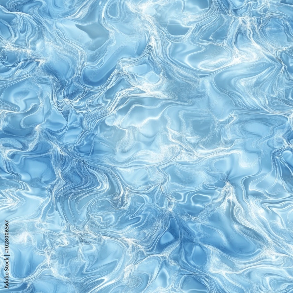 Photo of a seamless texture of flowing river water