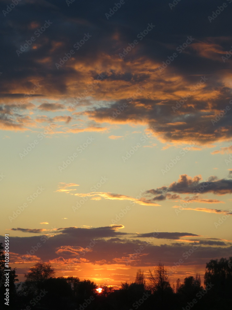 sunset in the sky sunset in the sky
