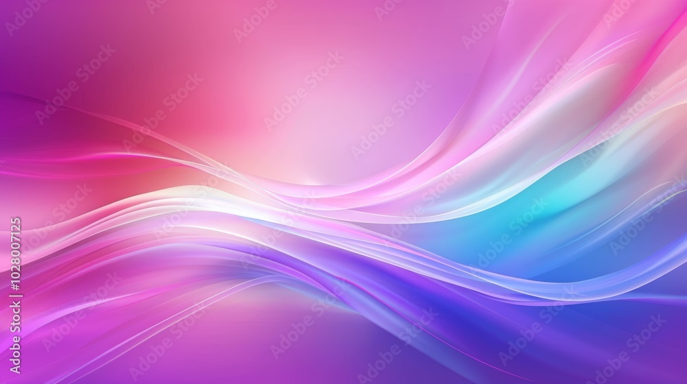 Naklejka premium Abstract background with wavy lines creating a pastel toned pattern, perfect for a wallpaper