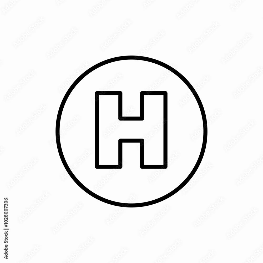 h hospital symbol icon sign vector h hospital symbol icon sign vector