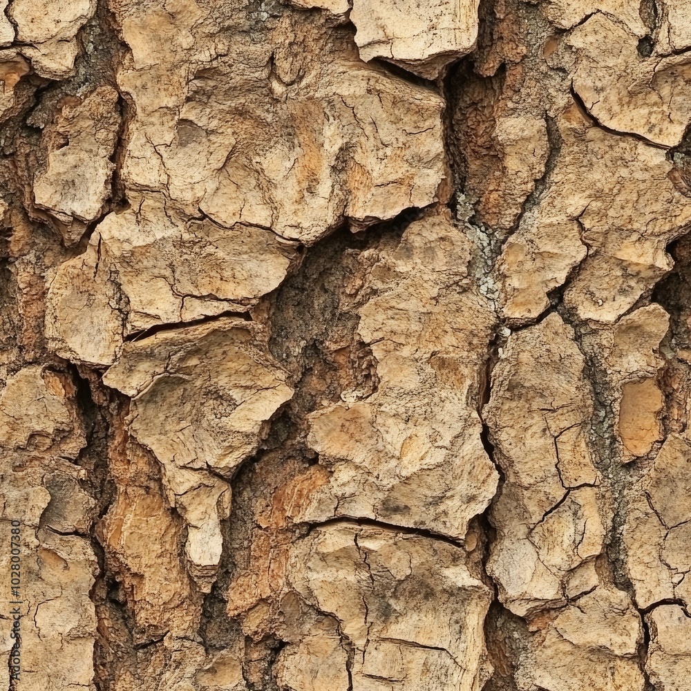 Photo of a seamless texture of smooth cork bark Photo of a seamless texture of smooth cork bark