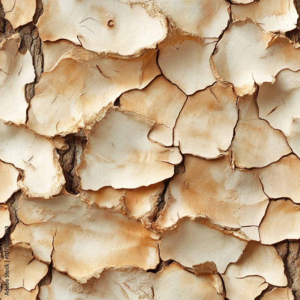 Photo of a seamless texture of sycamore bark Photo of a seamless texture of sycamore bark